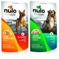 Nulo FreeStyle Chicken, Salmon, & Carrot in Broth + FreeStyle Chicken, Duck, & Kale in Broth Dog Food Topper
