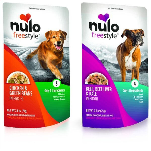 Nulo FreeStyle Chicken & Green Beans in Broth + FreeStyle Beef, Beef Liver, & Kale in Broth Dog Food Topper slide 1 of 5
