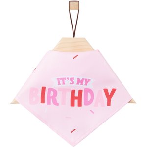 Frisco Dog & Cat Birthday Bandana, Pink, X-Small/Small