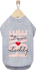 Frisco I Love Daddy Heart Dog & Cat T-Shirt, XXX-Large
