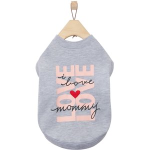 Frisco I Love Mommy Heart Dog & Cat T-Shirt, XXX-Large
