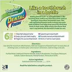 Dental Fresh Original Formula Cat Dental Water Additive, 8-oz bottle slide 2 of 6