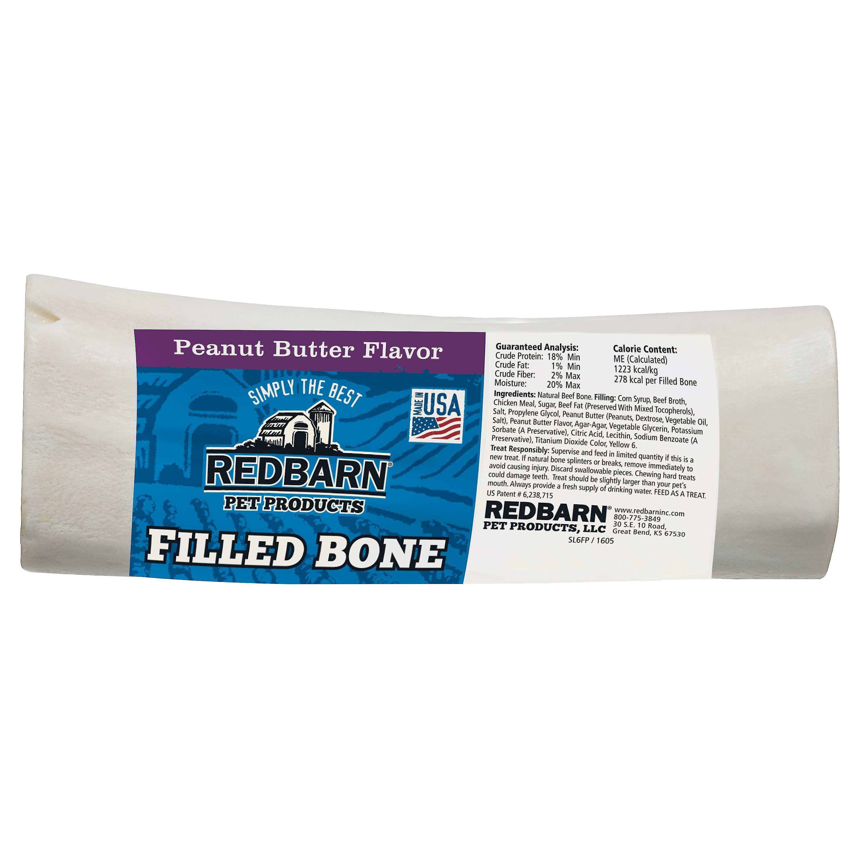REDBARN Large Peanut Butter Filled Bones Dog Treats Customer Questions