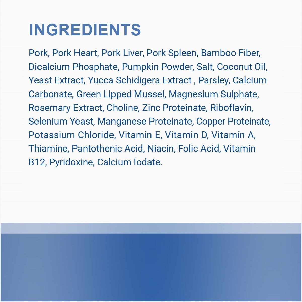 ZEAL CANADA Gently Pork Flavored AirDried Dog Food, 1lb bag