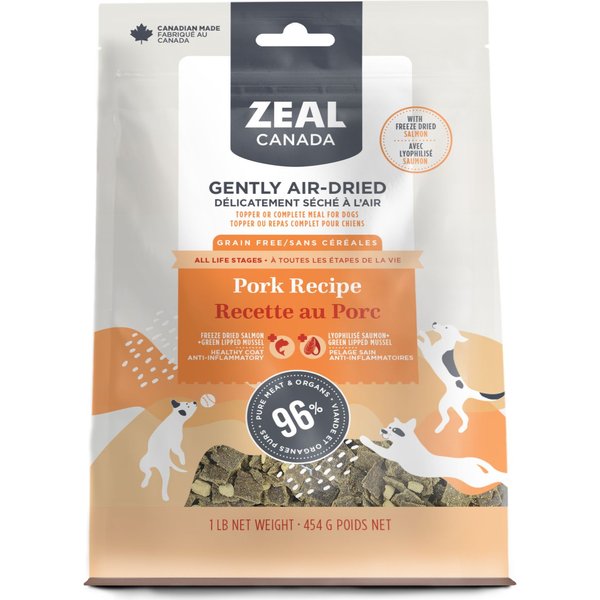 ZEAL CANADA Gently Chicken Flavored AirDried Dog Food, 1lb bag