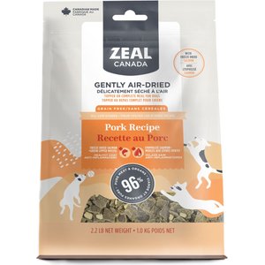 Zeal Canada Gently Pork with Freeze-Dried Salmon Flavored Air-Dried Dog Food, 2.2-lb bag