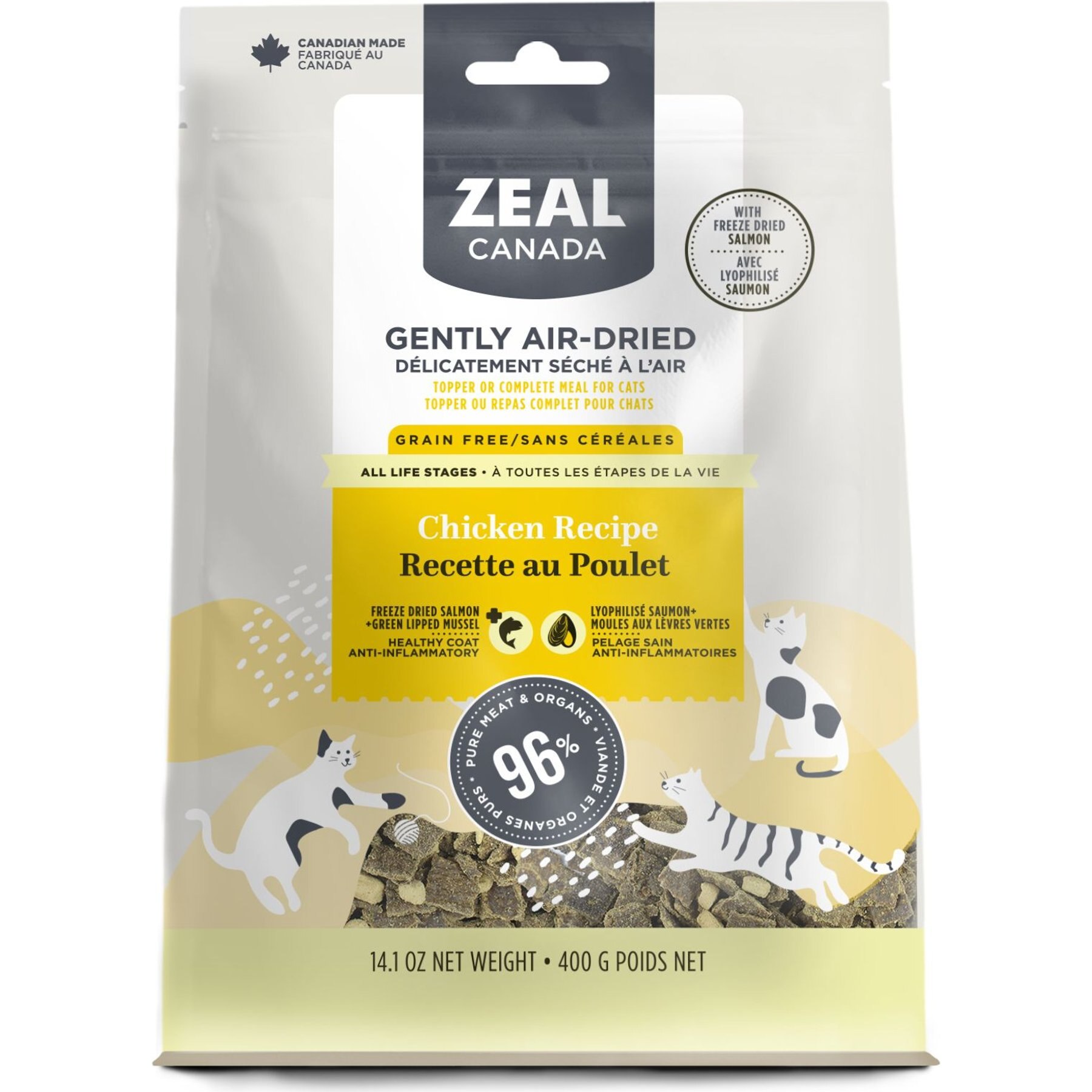 ZEAL CANADA Gently Chicken with FreezeDried Salmon Flavored AirDried