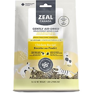 Zeal Canada Gently Chicken with Freeze-Dried Salmon Flavored Air-Dried Cat Food, 14-oz bag