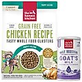 The Honest Kitchen Whole Food Clusters Chicken Recipe + Daily Boosters Instant Goat's Milk with Probiotics for Dogs