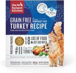 The Honest Kitchen Dehydrated Turkey + Dehydrated Chicken Cat Food slide 2 of 9
