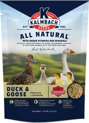 Kalmbach Feeds 18% All Natural Duck & Goose Water Fowl Mini Pellet Feed, 10-lb bag