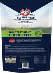 Kalmbach Feeds All Natural Start Right 18% Protein Crumble Chick Feed, 10-lb bag slide 2 of 7