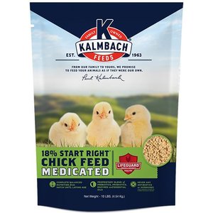 Kalmbach Feeds Start Right Medicated 18% Protein Crumble Chick Feed, 10-lb bag