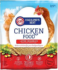Eggland's Best All Natural Layer 17% Protein Crumbles Chicken Feed, 10-lb bag