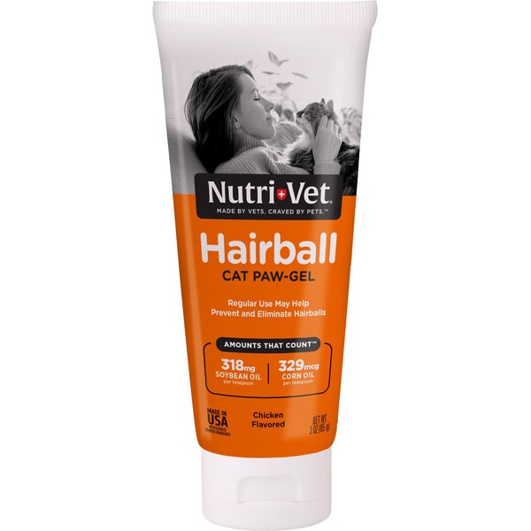 Nutri-Vet Hairball Formula Cheese & Chicken Flavor Cat Soft Chews