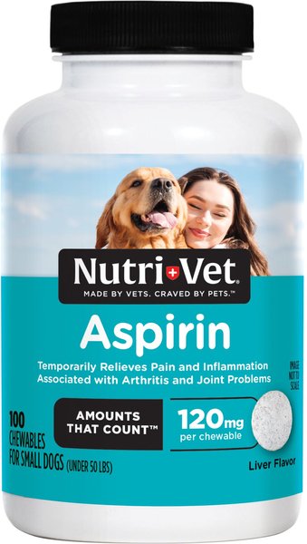 Nutri-Vet Aspirin Medication for Pain for Small Breed Dogs slide 1 of 4