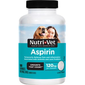 Nutri-Vet Aspirin Medication for Pain for Small Breed Dogs