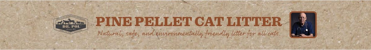 Dr. Pol Litter PULP Pine Pellet Cat Litter