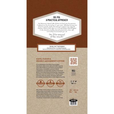 Show full view: Dr. Pol Litter Pine Pellet Cat Litter, 40-lb bag slide 3 of 8