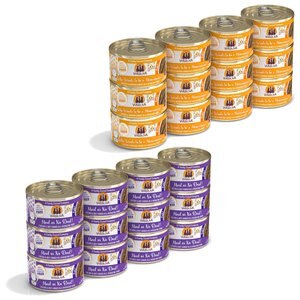 Weruva Classic Cat Meal or No Deal Chicken & Beef Pate + Classic Cat Who Want To Be A Meowionaire Chicken & Pumpkin Pate Canned Cat Food