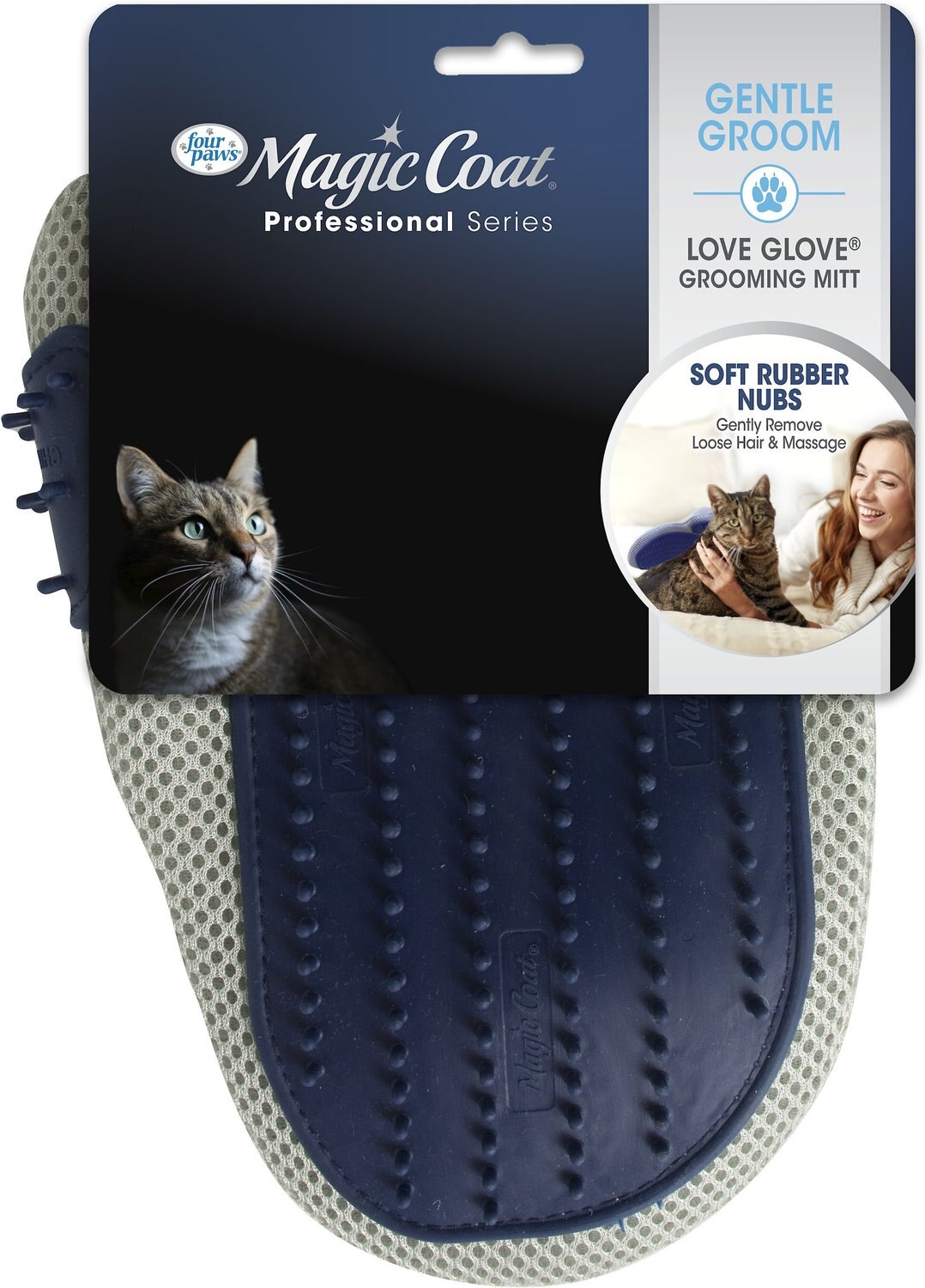FOUR PAWS Love Glove Grooming Mitt for Cats