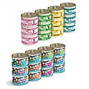 Weruva Cats in the Kitchen Cuties Variety Pack + BFF OMG Rainbow Road Variety Pack Canned Cat Food