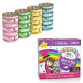 Weruva Cats in the Kitchen Cuties Variety Pack + BFF Rainbow A Gogo Variety Pack Wet Cat Food Pouches
