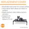 Show in main carousel: K&H Pet Products Original Pet Cot Replacement Dog Bed Cover, Charcoal/Black, Medium slide 2 of 11