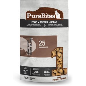 PureBites Turkey Freeze-Dried Topper for Cats, 2.8-oz bag