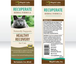Wapiti Labs Recuperate Formula for Healthy Recovery Cat Supplement, 2-oz bottle slide 2 of 7