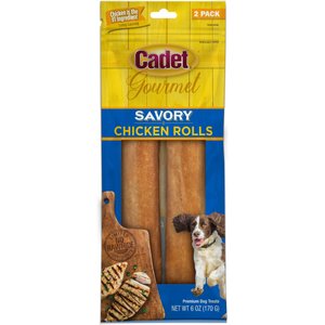 Cadet Gourmet Savory Chicken Rolls Dog Treats, 2 count