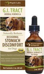 Wapiti Labs G.I. Tract Liquid Digestive Supplement for Dogs, 2-oz bottle
