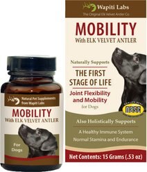 Wapiti Labs Mobility Formula Dog Powder Supplement, 0.53-oz bottle