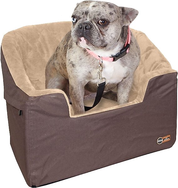 K&H PET PRODUCTS Bucket Booster Seat Knockdown Dog Booster Seat, Tan