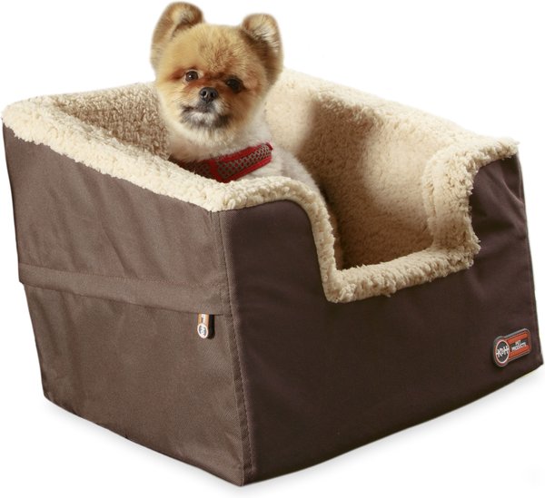 K&H Pet Products Bucket Booster Seat Rectangle Knockdown Dog Booster Seat, Chocolate, Small slide 1 of 10