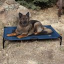 K&H Pet Products Original Steel Frame Pet Cot Elevated Dog Bed,Blue/Black, X-Large