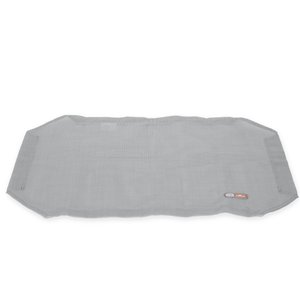 K&H Pet Products All Weather Elevated Dog Cot Bed Replacement Cover, Gray, Large
