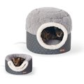 K&H Pet Products Thermo-Pet Nest Heated Cat Bed, Gray, Small 