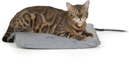 K&H Pet Products Lectro-Soft Outdoor Heated Dog Bed, Gray, Small