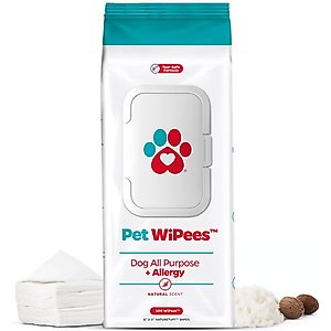 Pet Parents Pet WiPees Dog All Purpose Allergy Dog Wipes, 100 count