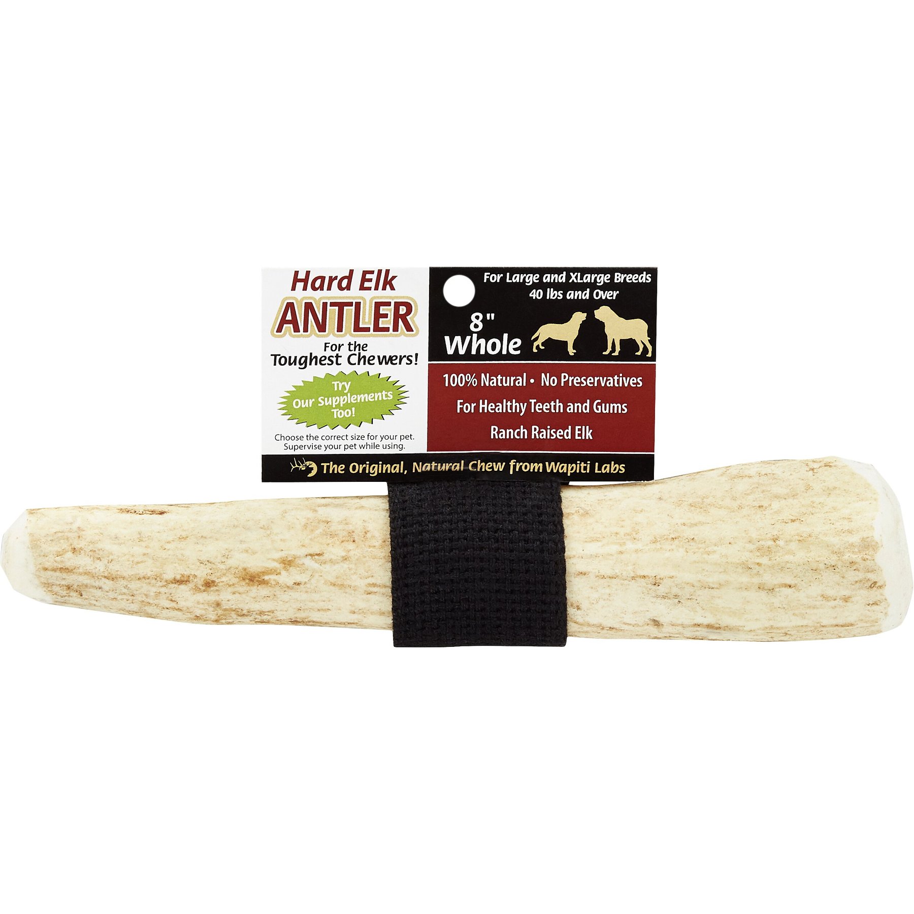 Wapiti Labs Whole Elk Antlers Dog Chews