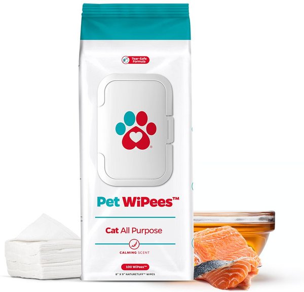 Pet Parents Pet WiPees Cat All Purpose Cat Cleaning Wipes, 100 count slide 1 of 8