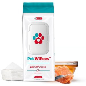 Pet Parents Pet WiPees Cat All Purpose Cat Cleaning Wipes, 100 count