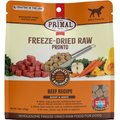Primal Raw Pronto Beef Recipe Dog Freeze-Dried Food, 25-oz bag