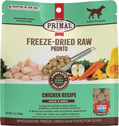 Primal Raw Pronto Chicken Recipe Dog Freeze-Dried Food, 7-oz bag