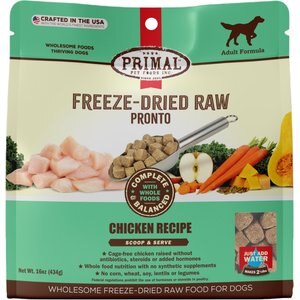 Primal Raw Pronto Chicken Recipe Dog Freeze-Dried Food, 16-oz bag