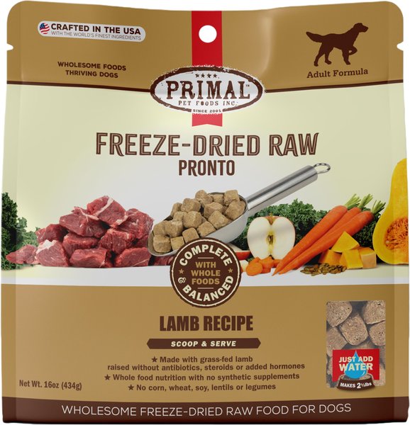 Primal Raw Pronto Lamb Recipe Dog Freeze-Dried Food, 16-oz bag slide 1 of 9