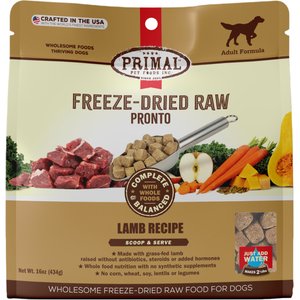 Primal Raw Pronto Lamb Recipe Dog Freeze-Dried Food, 16-oz bag