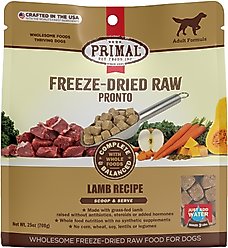 Primal Raw Pronto Lamb Recipe Dog Freeze-Dried Food, 25-oz bag