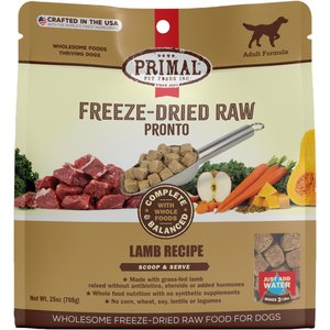 Primal Raw Pronto Lamb Recipe Dog Freeze-Dried Food, 25-oz bag